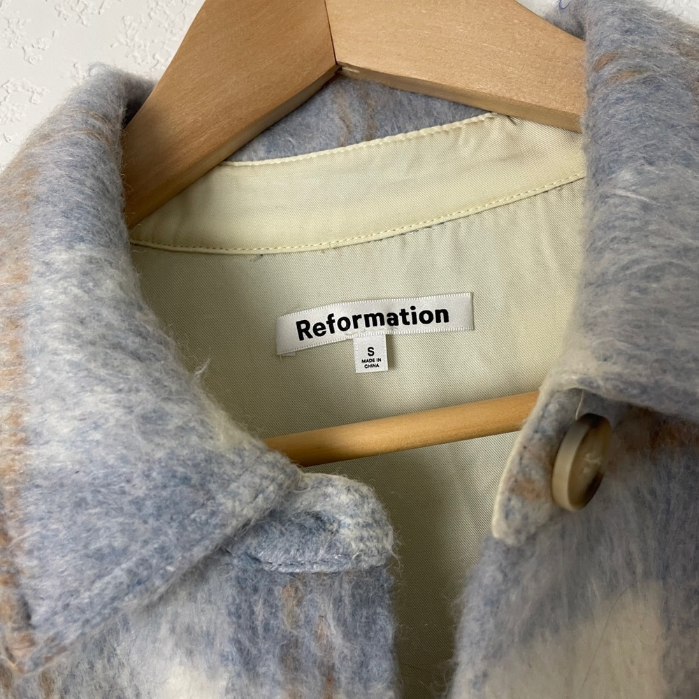 REFORMATION Ainslie checkered coat - Picture 5 of 9